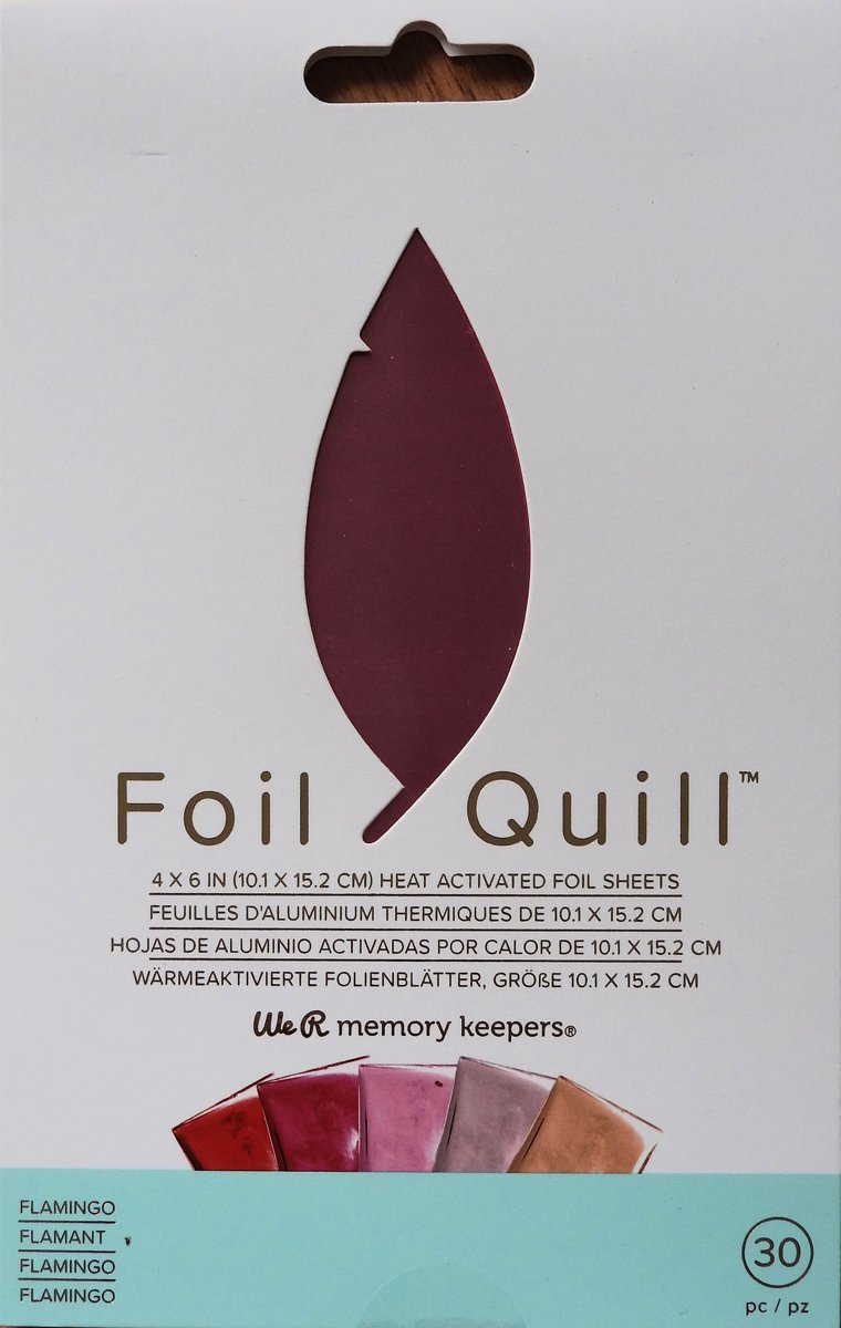 FOIL QUILL FOLIE FLAMINGO | 30 VELLEN | 4 X 6